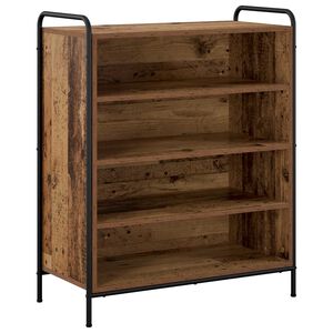 vidaXL Apavu skapis 76 x 36,5 x 93 cm Inženierijas koks Vecs koks