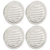 vidaXL Gaisa ventilācijas pārklāji 4 gab. Sudraba 125 mm