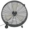 vidaXL industriāls ventilators, 77 cm, 187,7 W, melns