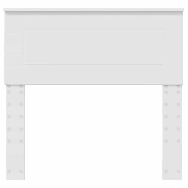 vidaXL Galvgalis Balts 90 cm Inženierijas koks