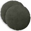 vidaXL Spilvenu pārvalks 2 pcs HEERLEN Antracīta &Oslash; 30 cm kordurojs