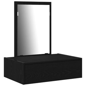 vidaXL Dressing galds Melna 60 x 40 x 70 cm Inženierijas koks
