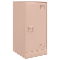 vidaXL kumode, rozā, 34,5x39x73 cm, tērauds