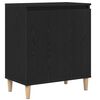 vidaXL Puse Melns ozolkoks 60 x 35 x 70 cm Inženierijas koks