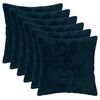 vidaXL Spilvenu pārvalks 6 gab. HEERLEN Tums zils 30 x 30 cm