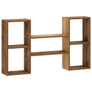 vidaXL Sienas plaukts Vecs koks 102 x 17 x 59 cm koksnes izstrādājums