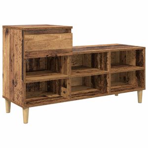 vidaXL Apavu skapis 102 x 36 x 60 cm Inženierijas koks Vecs koks