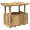 vidaXL Balts 90 x 55 x 75/44,5 cm