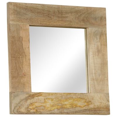 vidaXL spogulis, 50x50 cm, mango masīvkoks