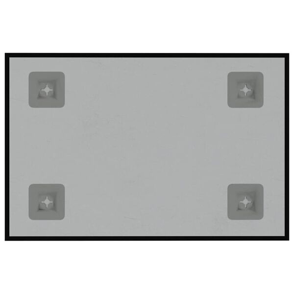 vidaXL magnētiskā tāfele, stiprināma pie sienas, melna, 30x20 cm