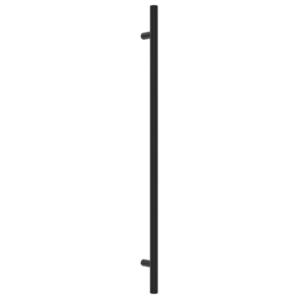 vidaXL skapja rokturi, 20 gab., melni, 320 mm, nerūsējo&scaron;ais tērauds