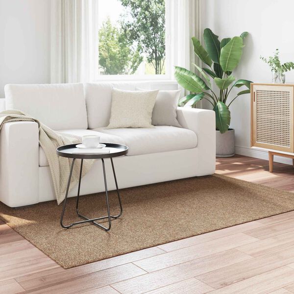 vidaXL Teritorijas paklāji AGIRA Dabiska 170 x 120 cm Poliesters