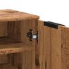 vidaXL apavu skapītis, veca koka, 59x35x100,5 cm, konstruēts koks
