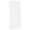 vidaXL Iek&scaron;telpu durvis 93 x 202 cm Saplāksnis Balts
