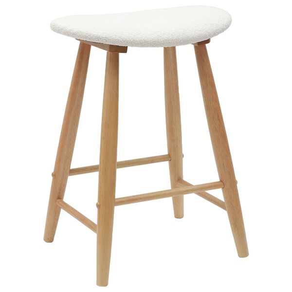 vidaXL Ēdamkrēsli 2 pcs Dabiska 46 x 37 x 63 cm Ciets gumijas koks