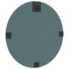 vidaXL Sienas spogulis Apaļ&scaron; &Oslash; 40 cm rūdīts stikls