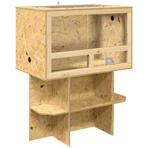 vidaXL Terārijs Brūna 80 x 50 x 100 cm OSB