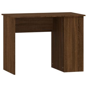 vidaXL rakstāmgalds, 100x55x75 cm, inženierijas koks, ozolkoka brūna