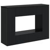 vidaXL Konsoles galds Melns 101 x 29 x 74 cm Inženierijas koks