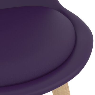 vidaXL 5-daļīgs bāra mēbeļu komplekts, violets