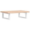 vidaXL izlietnes plaukts, stiprināms pie sienas, tērauds, ozola koks