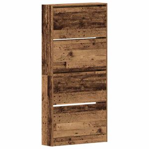 vidaXL Apavu skapis 80 x 21 x 163,5 cm Inženierijas koks Vecs koks