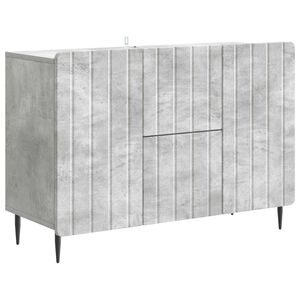 vidaXL Puse Betona pelēks 89 x 34,5 x 62 cm Inženierijas koks