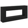 vidaXL Konsoles galds Melns 155 x 29 x 74 cm Inženierijas koks