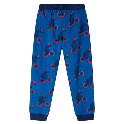Bērnu pidžama ar garām piedurknēm, benzīna zila, 92