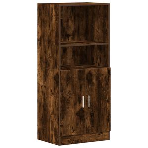 vidaXL virtuves skapītis, ozola, 57x41,5x131,5 cm, inženierijas koks