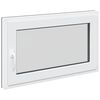 vidaXL Pagraba logs RISOR 100 x 70 cm PVC un stikls Antracīta