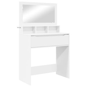 vidaXL Guļamistabas ģērb&scaron;anās galdiņi Balts 80 x 39,6 x 135 cm