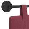 vidaXL Karājo&scaron;s galvgalis Vīna sarkans 130 x 55 x 5 cm audums