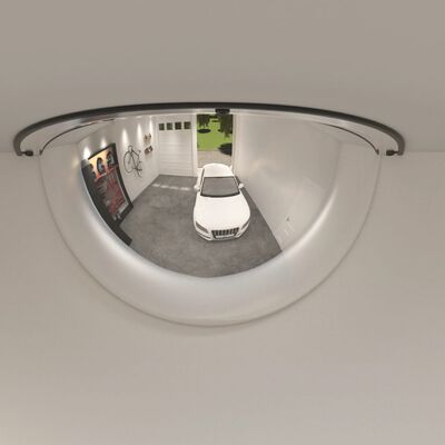 vidaXL satiksmes spoguļi, 2 gab., sfēriska kupolveida, Ø80 cm, akrils