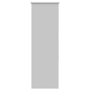 vidaXL rullo žalūzija gai&scaron;i pelēks 40x130cm auduma platums 35,7cm