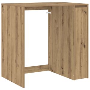 vidaXL Veļas ma&scaron;īnas skapis ar durvīm Artisānā ozols 87 x 60 x 89 cm