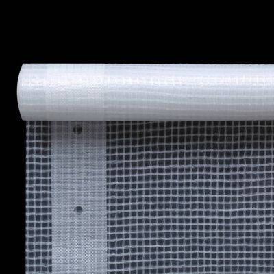 vidaXL brezenta pārklājs, smalki austs, 260 g/m² 4x15 m, balts
