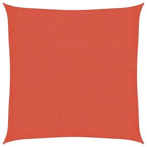 vidaXL saulessargs, 160 g/m&sup2;, kvadrāta, sarkanbrūns, 2,5x2,5 m, HDPE