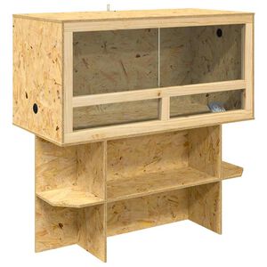 vidaXL Terārijs Brūna 100 x 50 x 100 cm OSB
