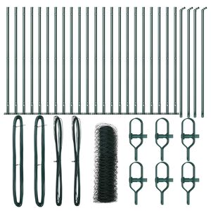 vidaXL Žoga āķis Zaļa