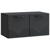 vidaXL Sienā piestiprināms TV skapis Melns 59,5 x 31 x 30 cm
