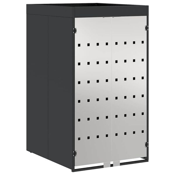 vidaXL Riteņu konteinera uzglabā&scaron;ana ar stādītāja jumtu 240L konteineram