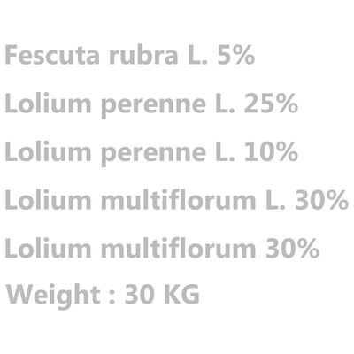 vidaXL zāliena sēklas, 30 kg