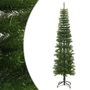 vidaXL mākslīgā Ziemassvētku egle ar statīvu, &scaron;aura, 210 cm, PE