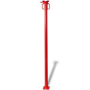 vidaXL Acrow statnis Sarkana 280 x 12 x 12 cm