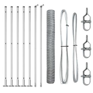 vidaXL Žoga āķis Sudraba