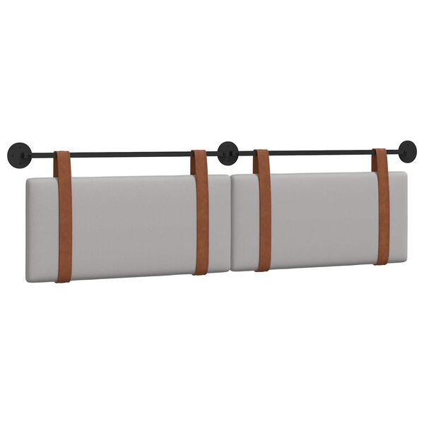 vidaXL Karājo&scaron;s galvgalis Mākoņu pelēka 170 x 55 x 5 cm Antīks PU