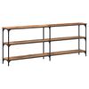 vidaXL Konsoles galds Vecs koks 200 x 29 x 75 cm