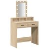 vidaXL Dressing galds Brūna 79 x 41 x 140 cm Inženierijas koks