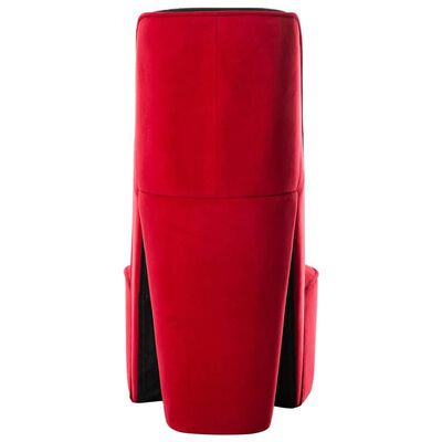 vidaXL krēsls, augstpapēžu kurpes dizains, sarkans samts